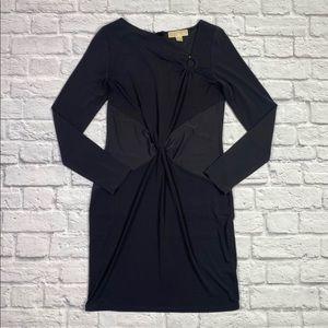 {Michael MK} Black Long Sleeve Cocktail Dress Sz M
